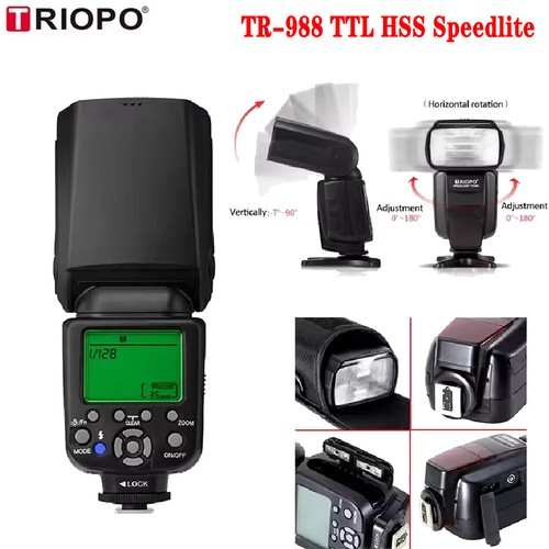 Flash fotocamera triopo - flash,