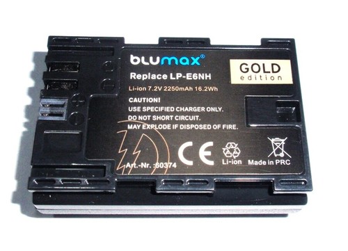 Batteria blumax gold - gold, lp-e6nh