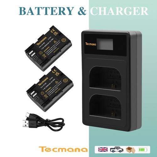 Batteria lp e6n - 2x, lp-e6
